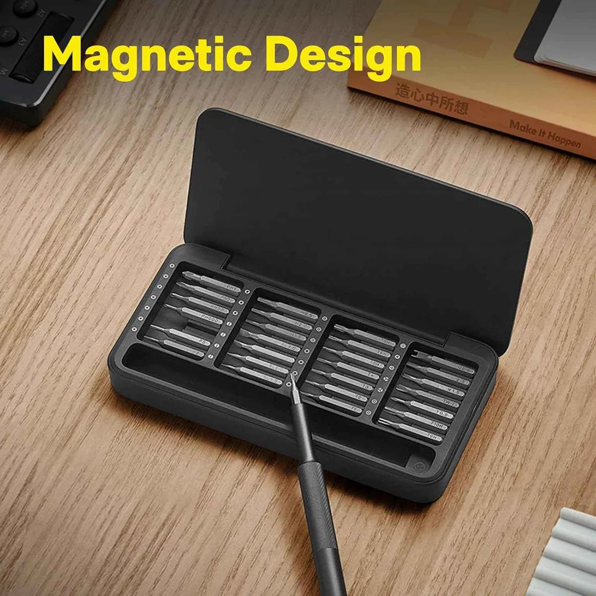 HOTO 28-in-1 Screwdriver Set Mini precision bits for phones & gadgets (HTT0009GL) - GOLCHHA COMPUTERS 