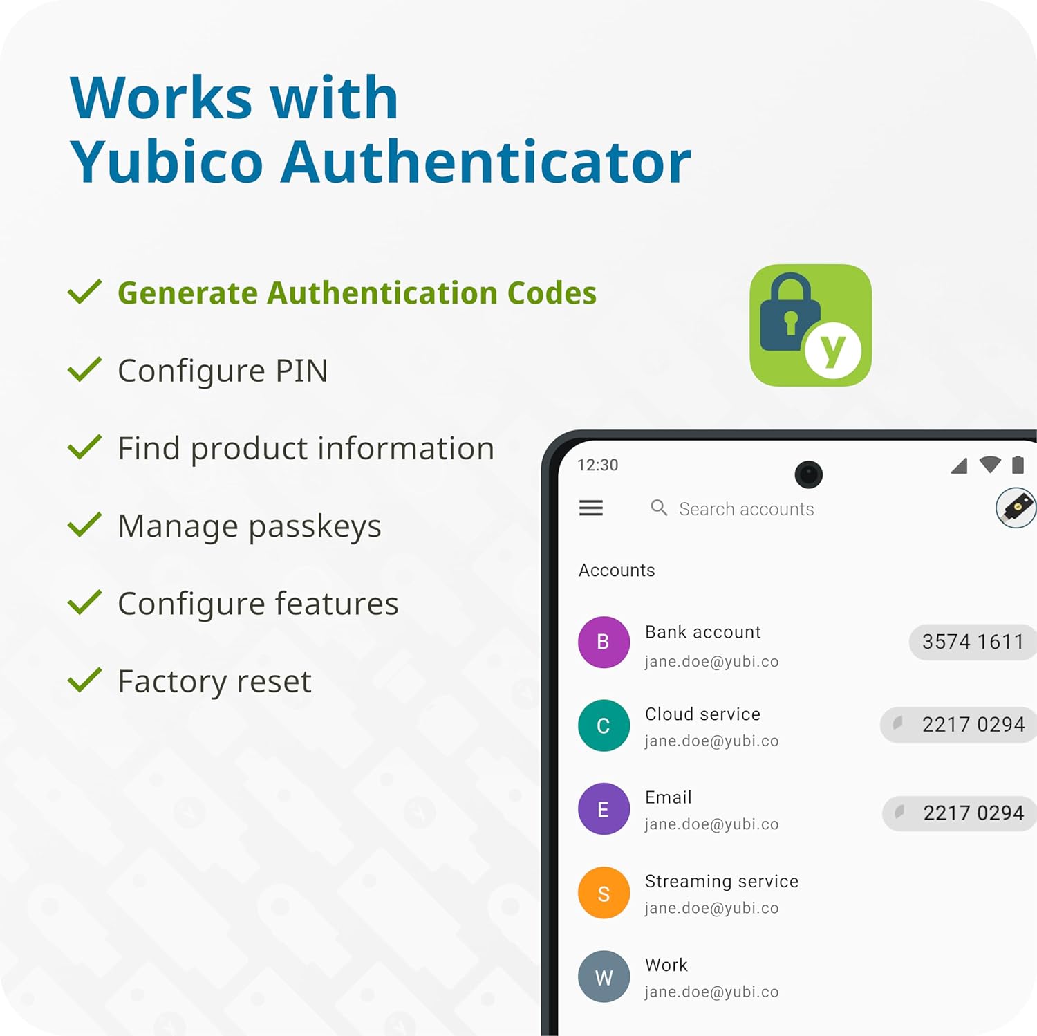 Yubico Yubikey 5C NFC Flash Drive - GOLCHHA COMPUTERS 