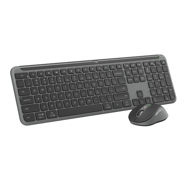 Logitech Signature Slim K950 Wireless Keyboard & Logitech Signature M650 Wireless Mouse Combo - Graphite