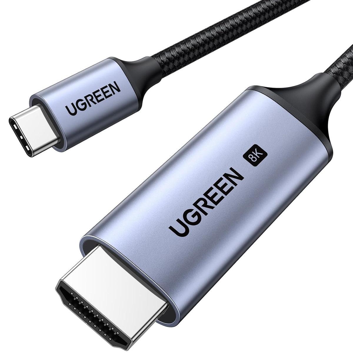 UGREEN 1M USB C to HDMI 2.1 Cable 8K@60Hz 4K@240/144/120Hz Type C Thunderbolt 4 (35596)