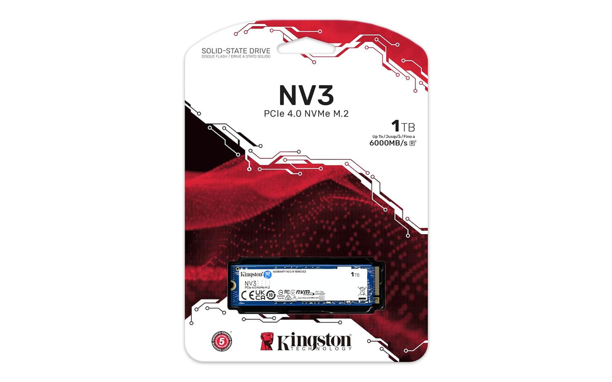 Kingston NV3 M.2 2280 PCIe Gen4 NVMe SSD