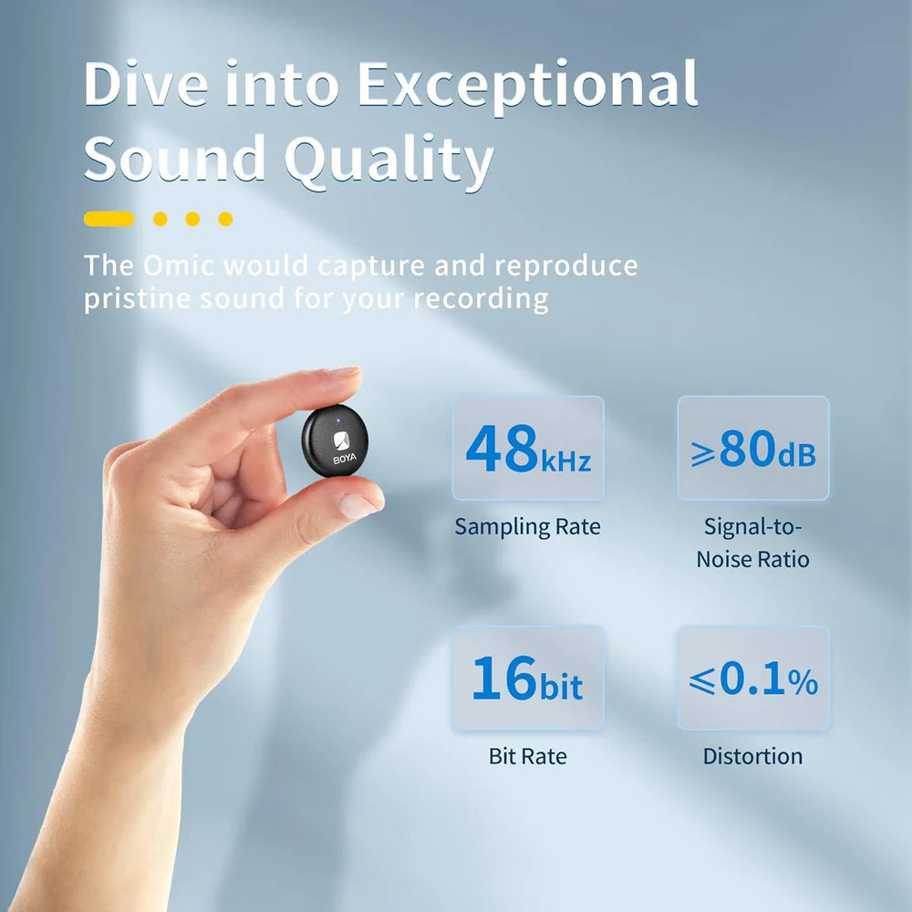 BOYA Omic-U Wireless Lavalier Microphone