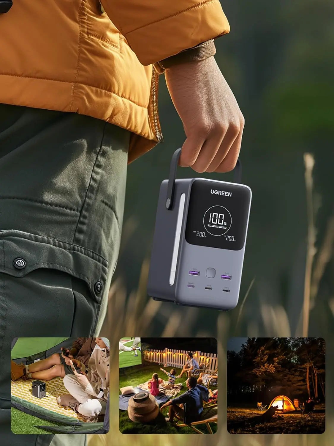 UGREEN 48000mAh 300W Power Bank with Digital Display (25286)