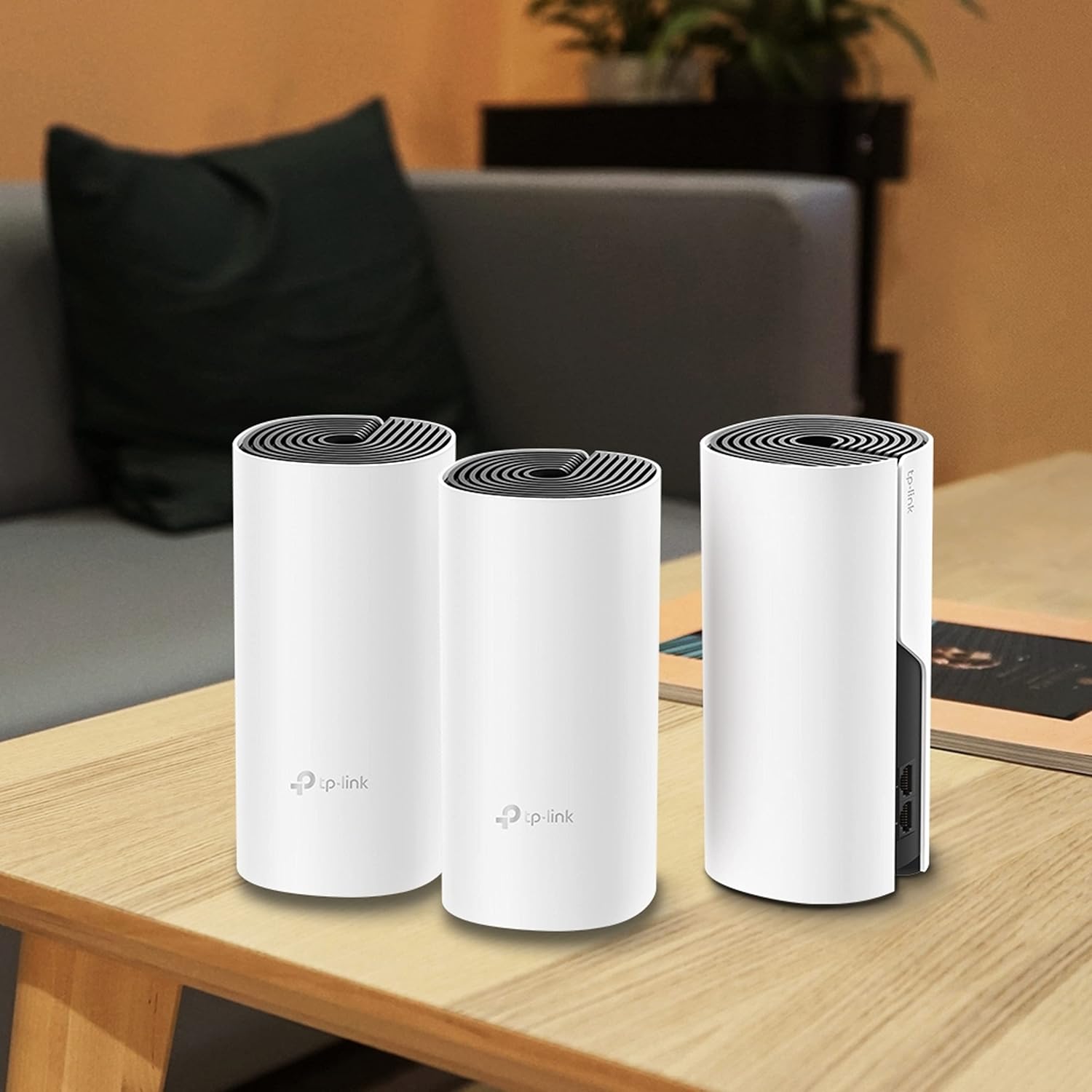 TP Link Deco M4 AC1200 Whole Home Mesh Wi-Fi System Pack of 3