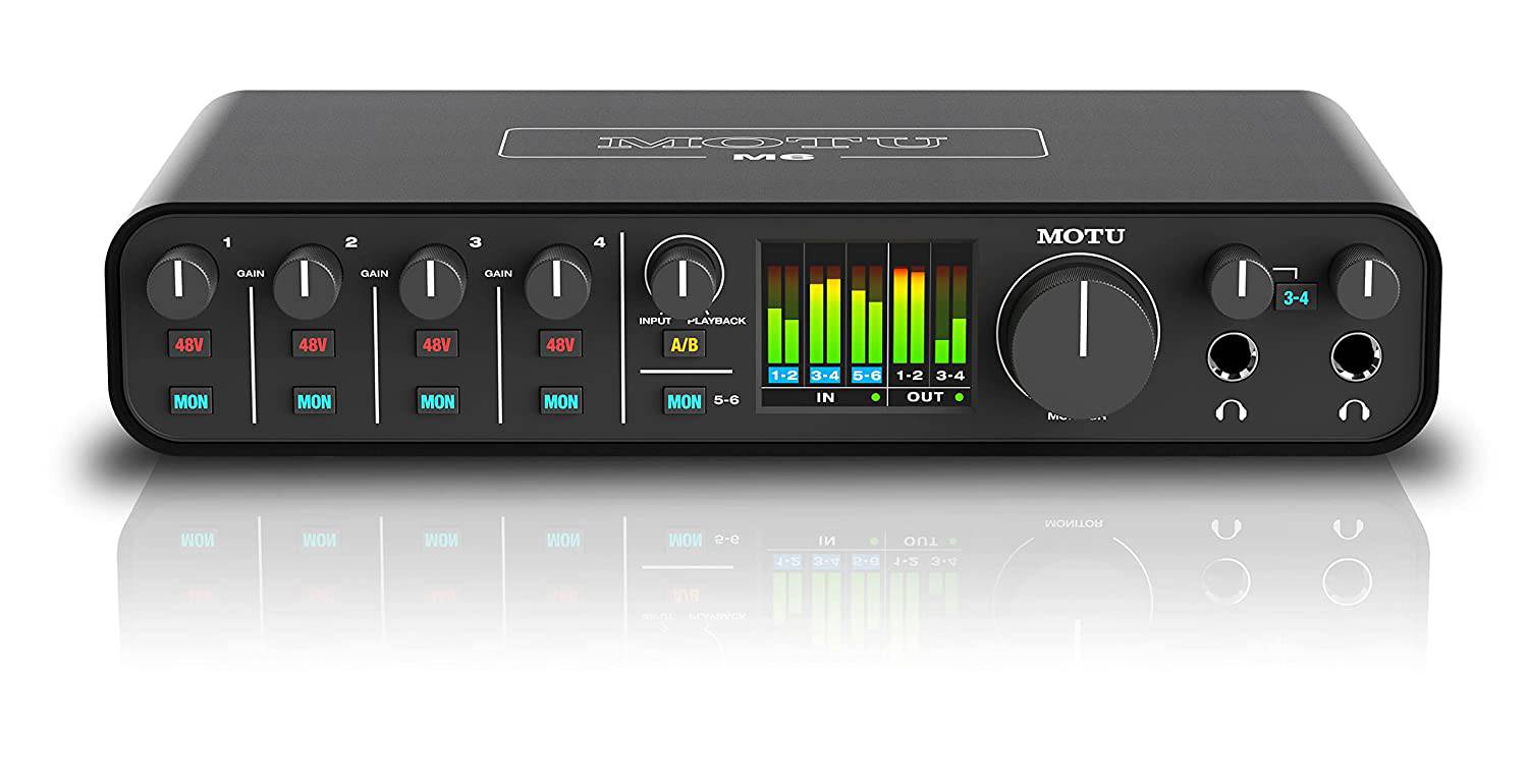 Motu M6 6-in/4-out USB-C Audio Interface - Golchha Computers