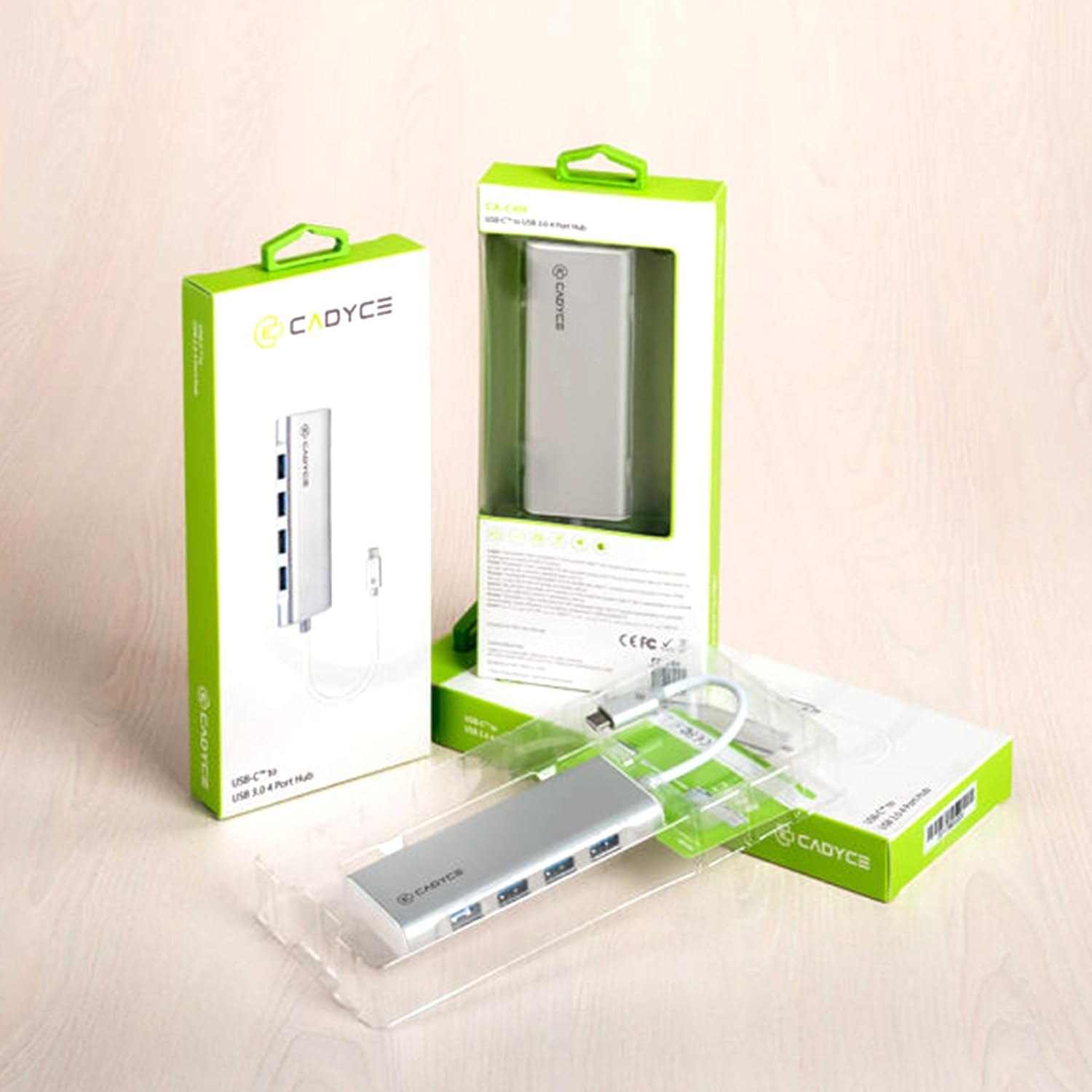 CADYCE CA-C4H USB Type-C to 4-Port USB 3.0 Hub - GOLCHHA COMPUTERS 