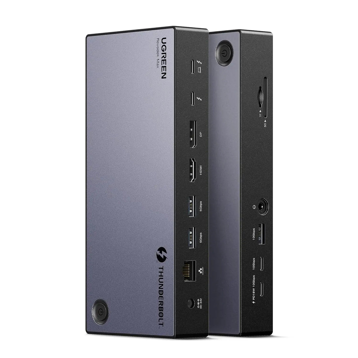 UGREEN Revodok Max 313 Thunderbolt 4 Dock 13-in-1, triple 4K@60Hz, 8K HDMI, 140W GaN adapter included - GOLCHHA COMPUTERS 