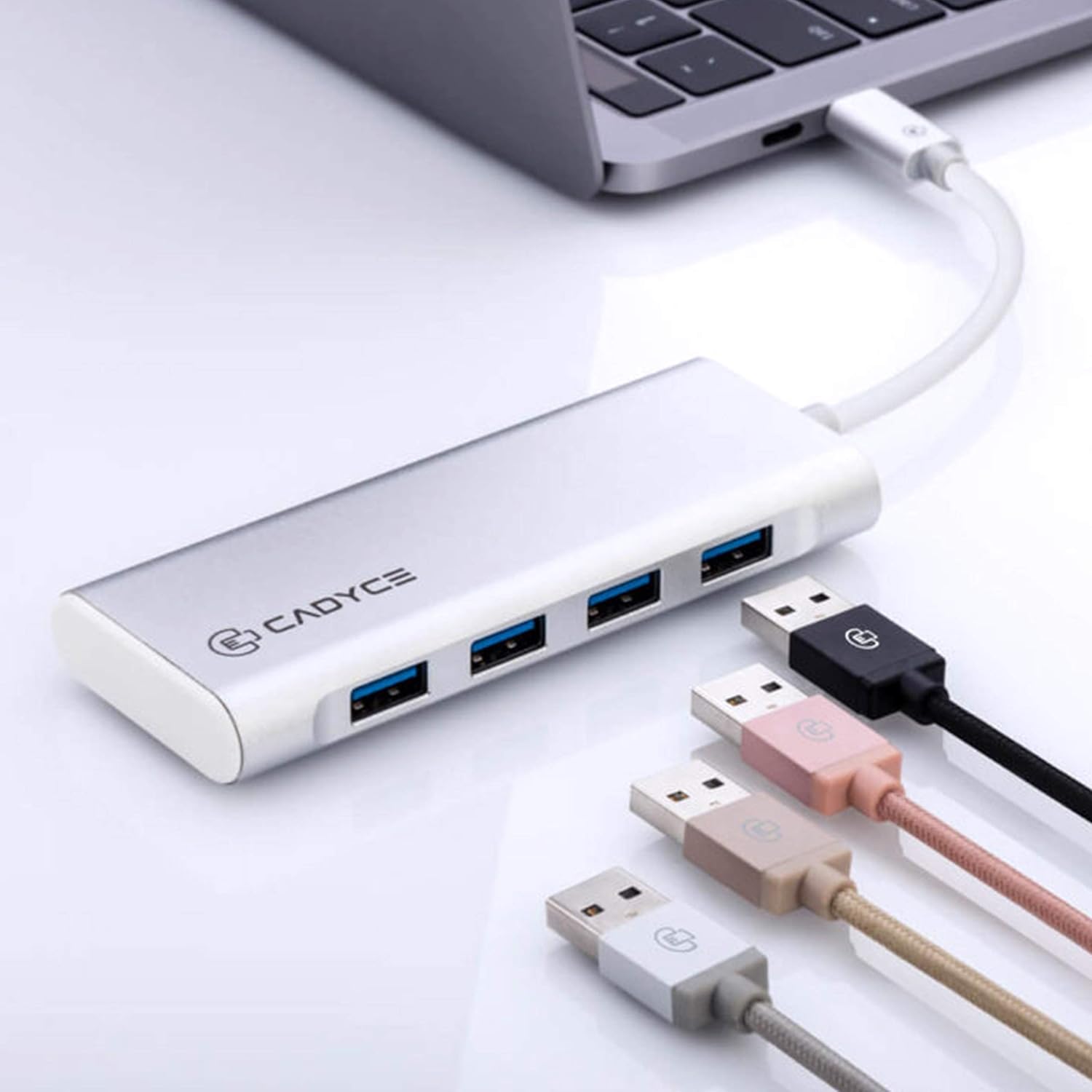 CADYCE CA-C4H USB Type-C to 4-Port USB 3.0 Hub - GOLCHHA COMPUTERS 