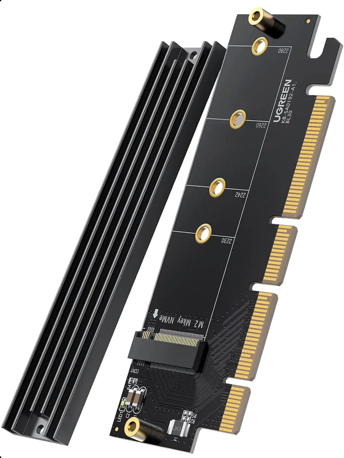UGREEN PCIe 4.0 to M.2 NVMe Expansion Card with Heatsink (30715)