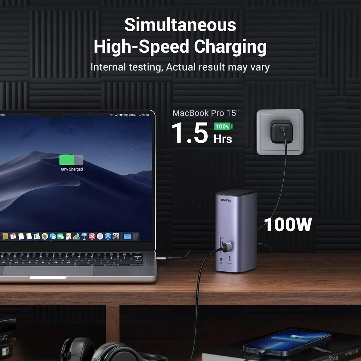 UGREEN Revodok Pro 312 12-in-1 DisplayLink USB-C Docking Station, Triple Display, 100W PD (90325)