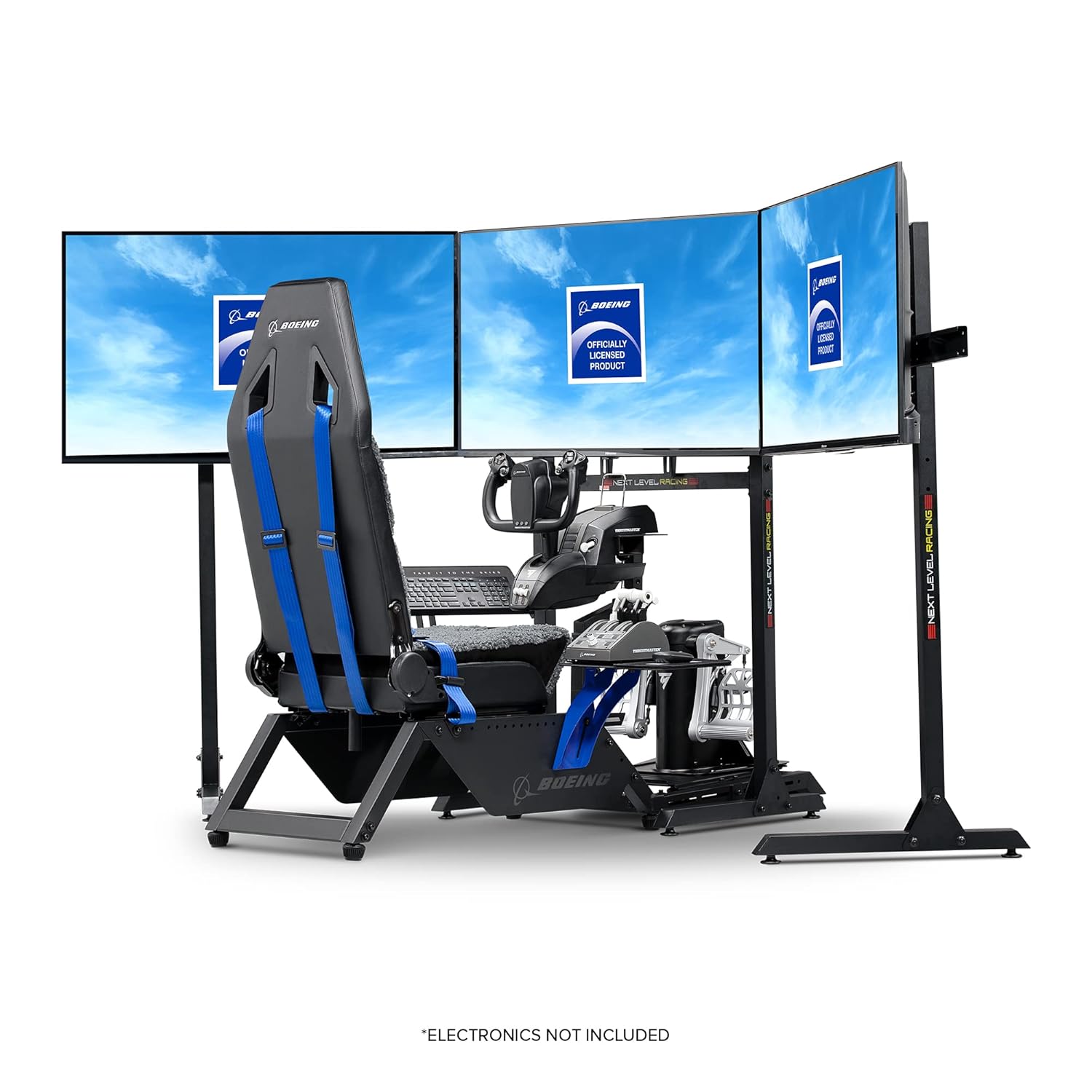 Next Level Racing Flight Simulator Cockpit: Boeing Commercial Edition (NLR-S027) - Dispatch in 3 Business Days - GOLCHHA COMPUTERS 