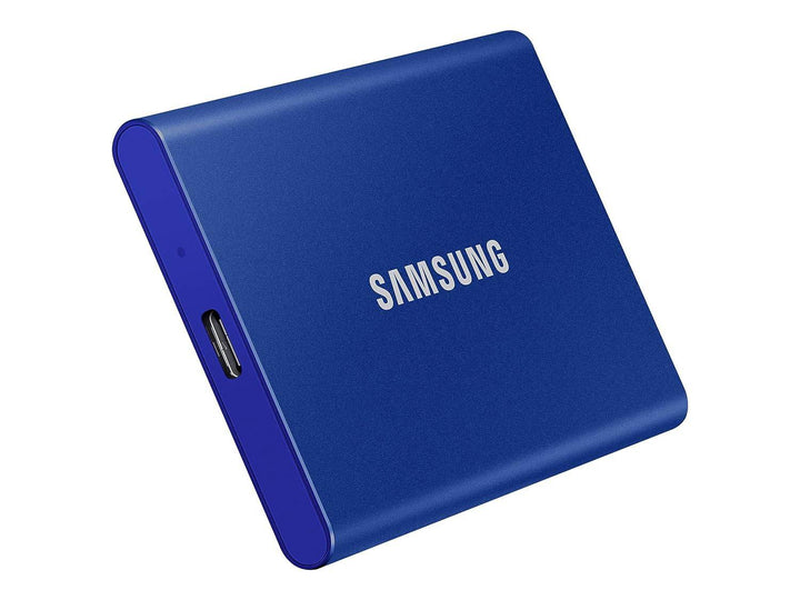 Samsung T7 2TB Up to 1,050MB/s USB 3.2 Gen 2 (10Gbps, Type-C) External SSD (Portable SSD)(MU-PC2T0T)Grey/Blue - Golchha Computers