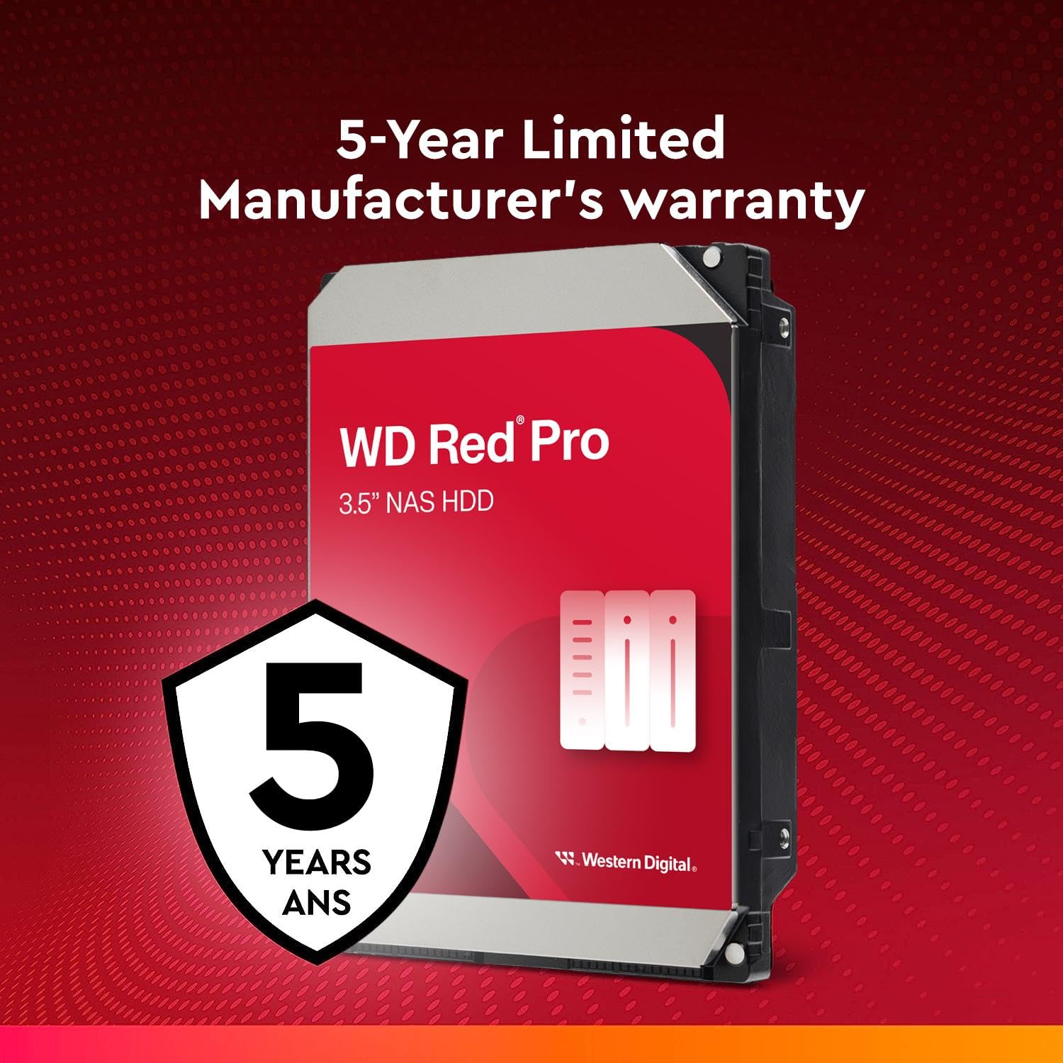 Western Digital 8TB WD Red Pro NAS HDD - GOLCHHA COMPUTERS 