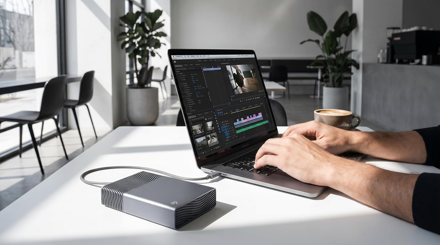 Seagate One Touch 8TB External Hard Drive Desktop HDD - USB-C