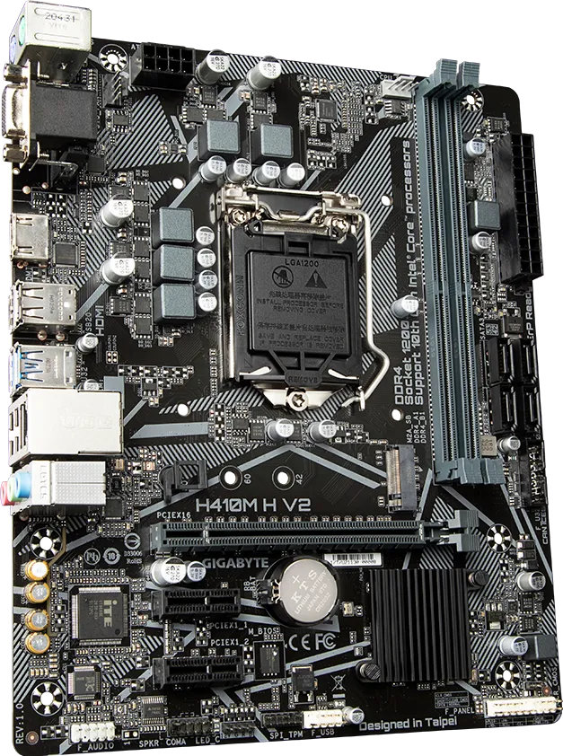 Gigabyte H410M H V2 MicroATX DDR4 Intel Motherboard