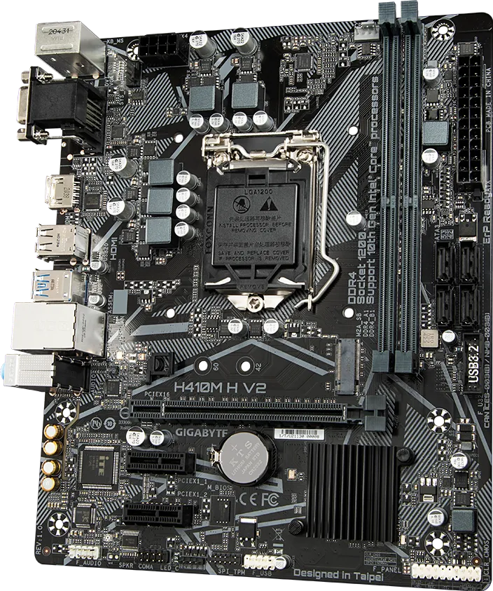 Gigabyte H410M H V2 MicroATX DDR4 Intel Motherboard