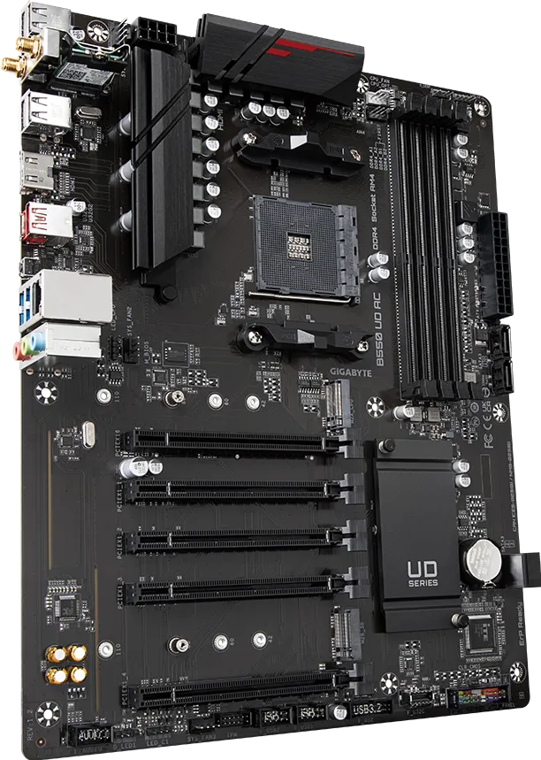 GIGABYTE B550 UD AC (Rev. 1.2) DDR4 ATX Motherboard (AMD AM4)