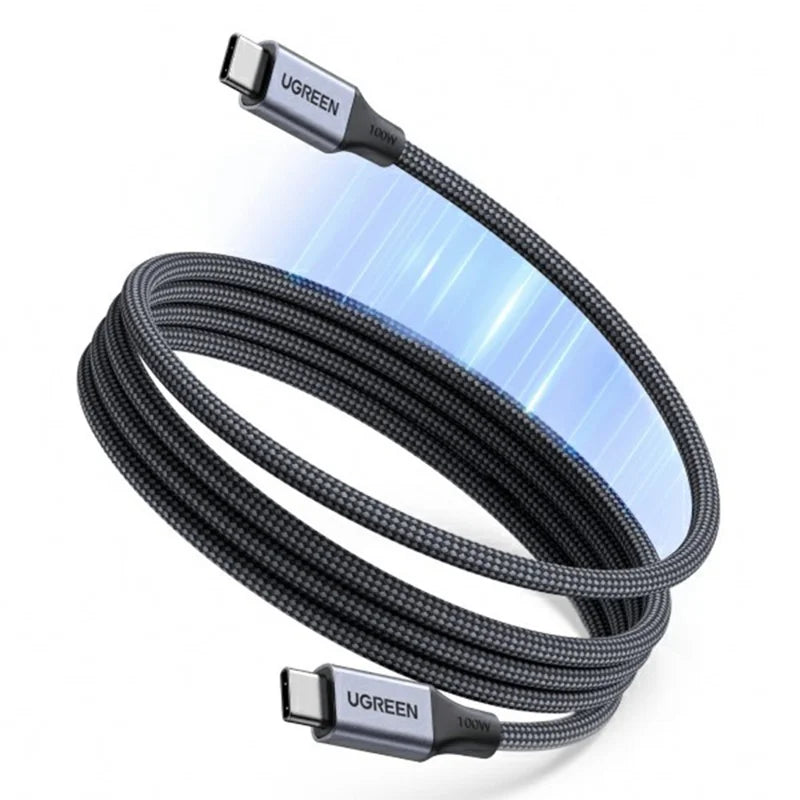 UGREEN 100W Magnetic Self-Coiling USB-C to USB-C Cable 1m (55517)