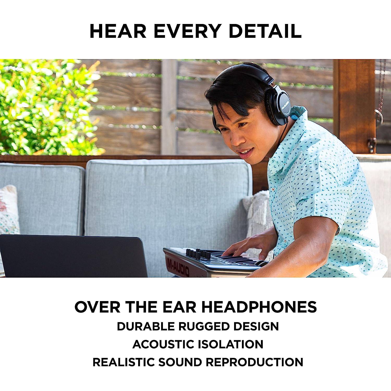 M-Audio AIR 192|4 Vocal Studio Pro -Complete Recording  kit -2-In/2-Out USB Audio Interface with Condenser Microphone, Shockmount, XLR Cable, Headphone - Golchha Computers