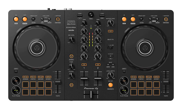 Pioneer DDJ-FLX4 2-channel DJ controller for multiple DJ applications (Black) - Golchha Computers