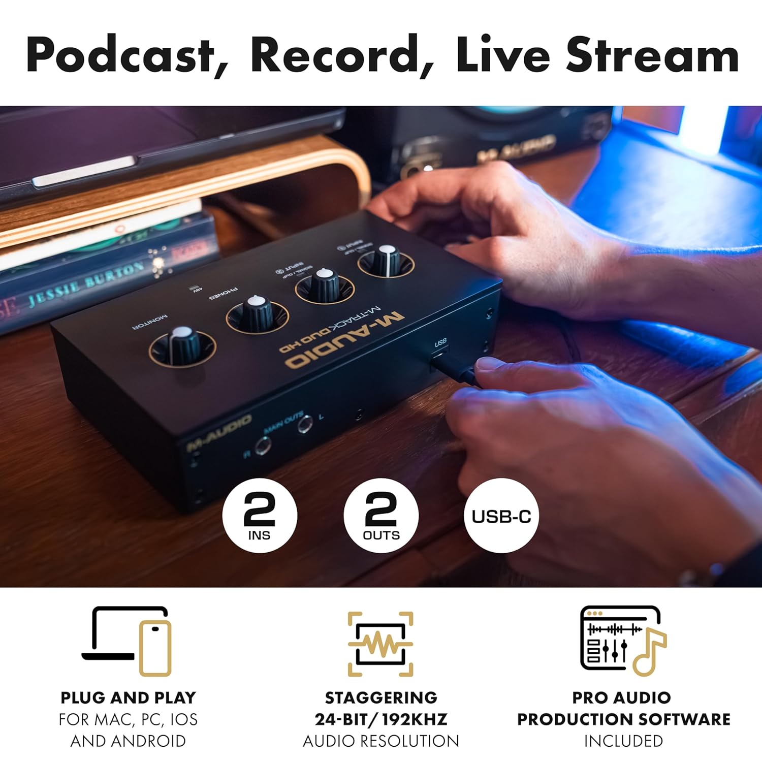 M-AUDIO M-Track Duo HD Producer Pack