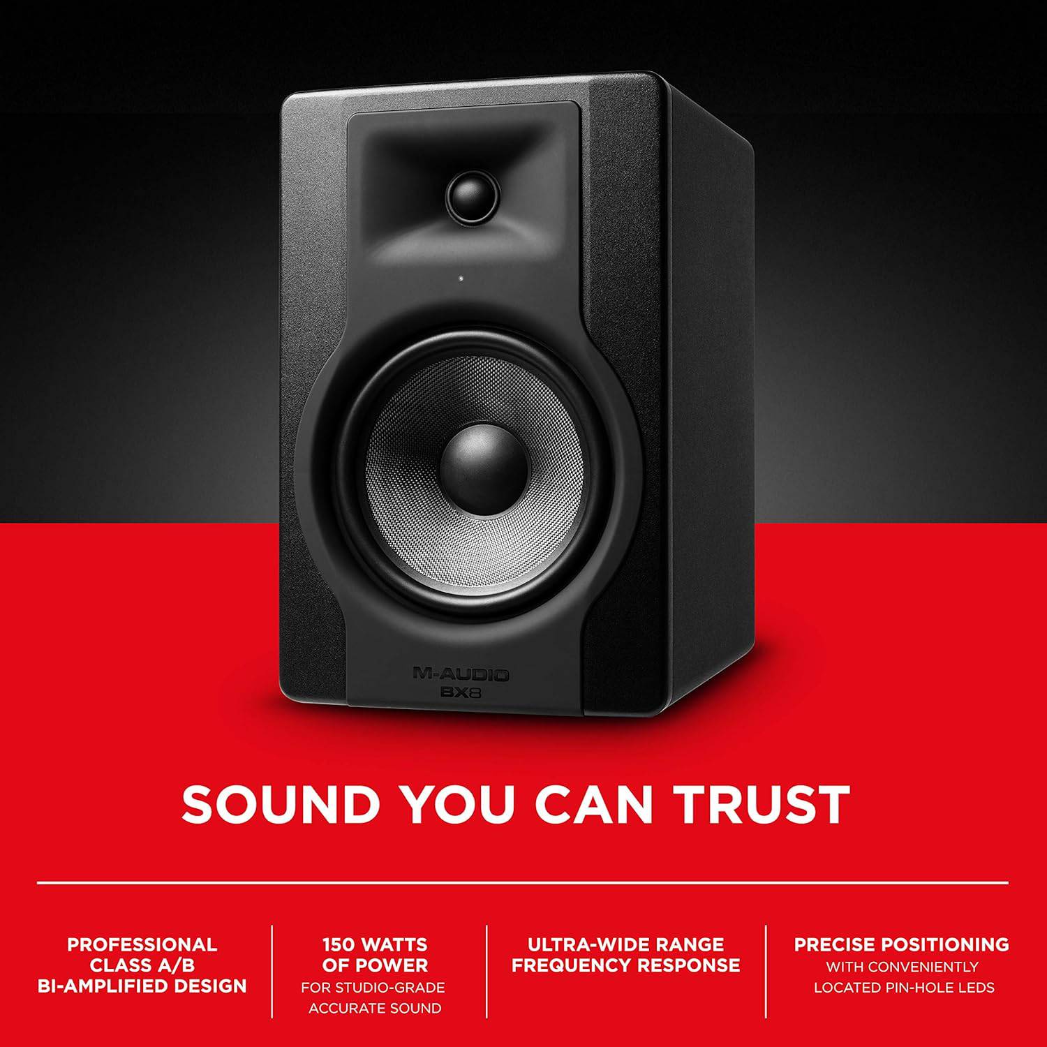 M-Audio BX8-D3 8-Inch Powered Studio Reference Monitor - Golchha Computers