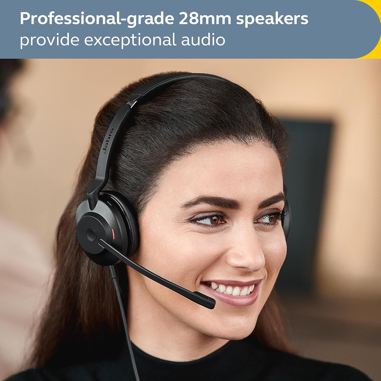 Jabra Evolve2 30 Se On Ear Wired Stereo Noise-Cancelling Headset