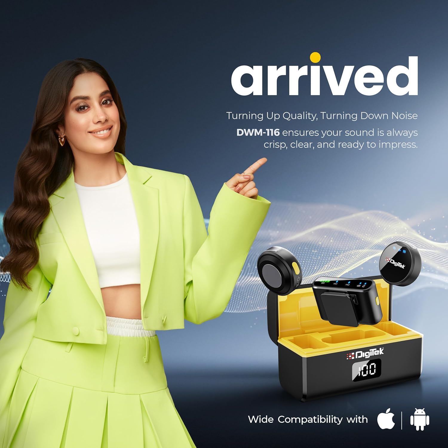 DIGITEK® (DWM-116) 2-in-1 Wireless Microphone