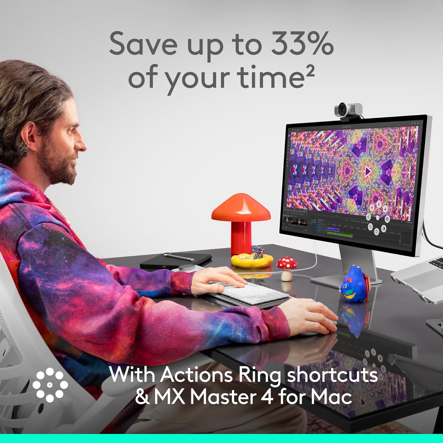 Logitech MX Master 4 for Mac, Ergonomic Bluetooth Mouse with Advanced Performance Haptic Feedback, Ultra-Fast Scrolling, USB-C Charging, MacOS, iPadOS, Windows - GOLCHHA COMPUTERS 