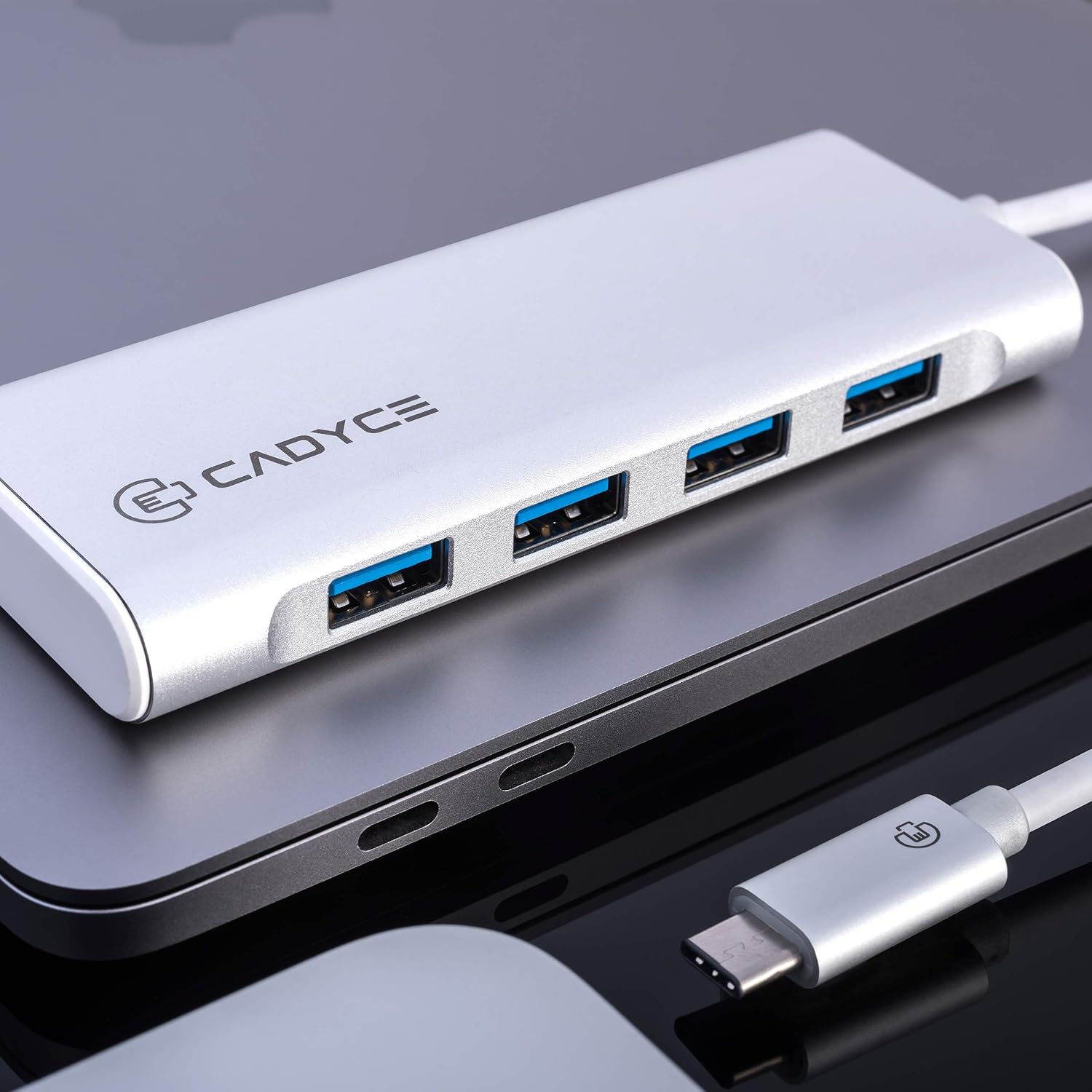 CADYCE CA-C4H USB Type-C to 4-Port USB 3.0 Hub - GOLCHHA COMPUTERS 