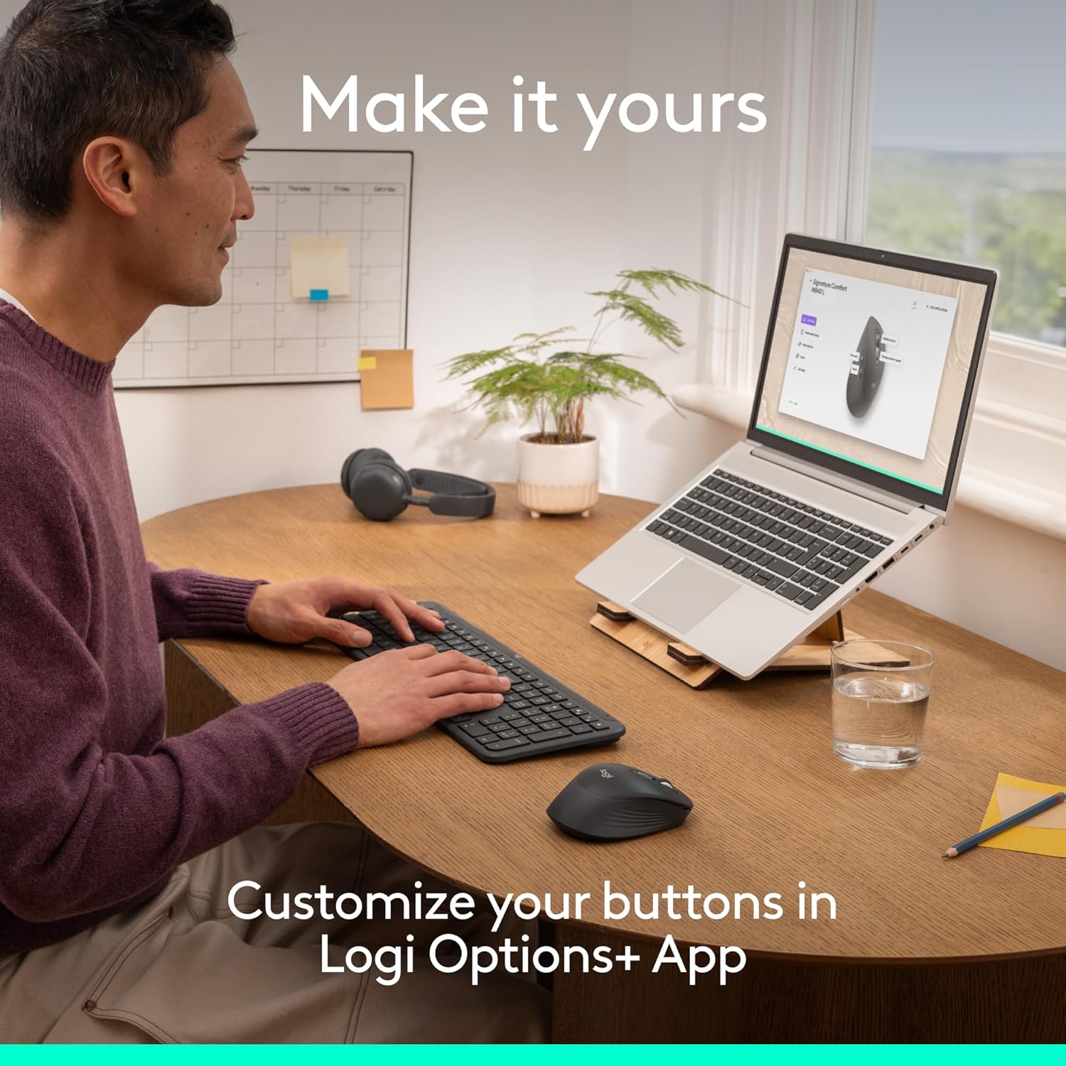 Logitech Signature Comfort M840 L Bluetooth mouse for all-day comfort