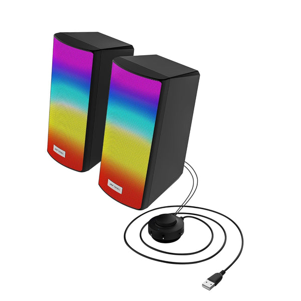Ant Esports GS510 Multimedia 2.0 Channel USB Powered RGB Gaming Speakers