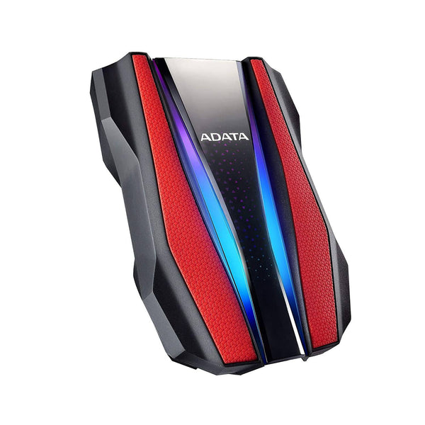 ADATA HD770G 1TB 2.5" SATA RGB Lighting External Hard Drive with IP68 Rating Windows, Mac, Linux, PS5 and Xbox with Dustproof and Shockproof Technology