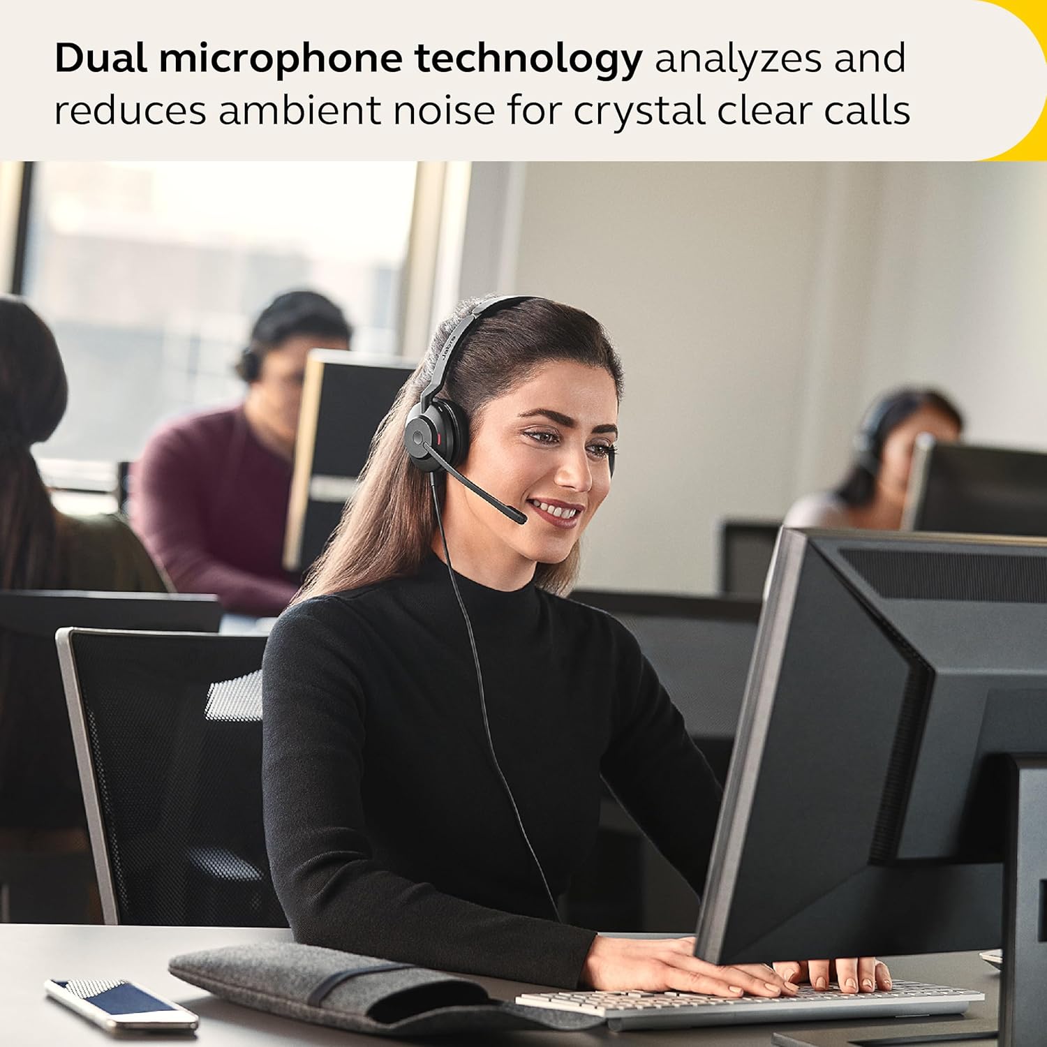 Jabra Evolve2 30 Se On Ear Wired Stereo Noise-Cancelling Headset