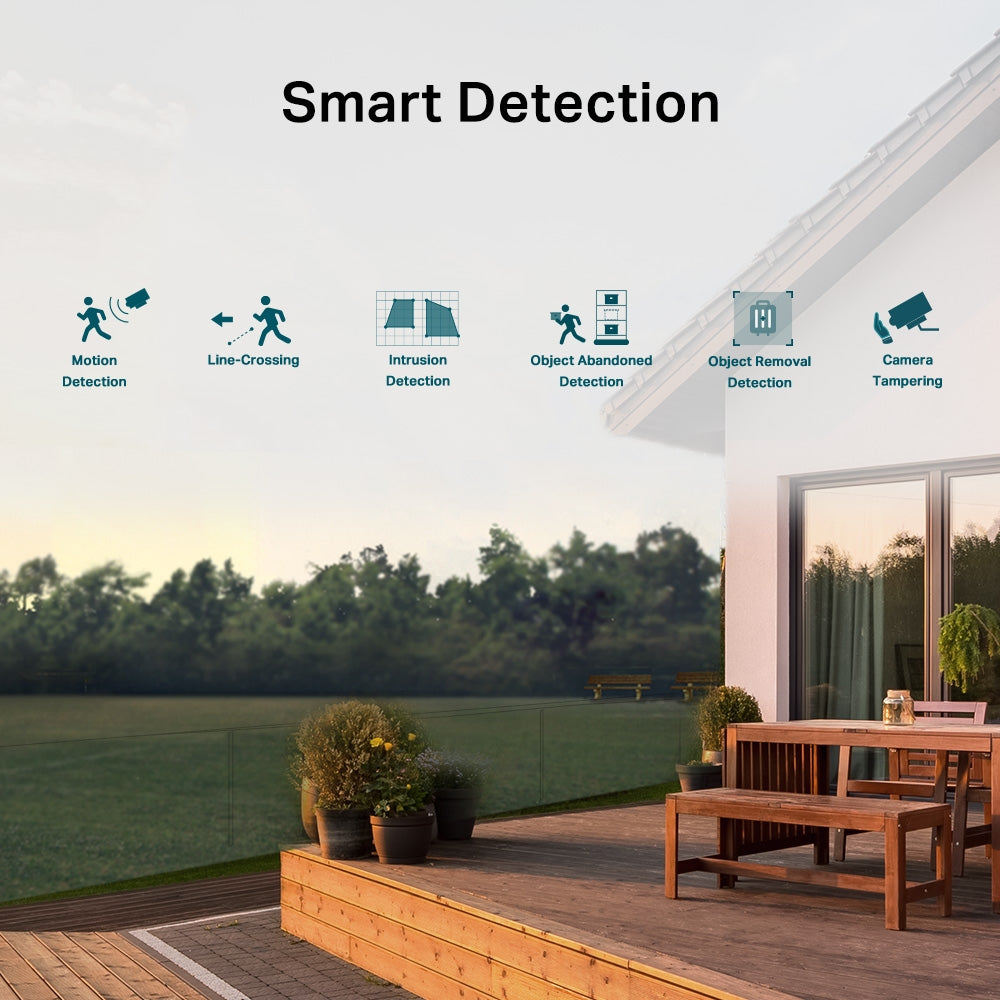 TP Link VIGI C540-W VIGI 4MP Outdoor Full-Color Wi-Fi Pan Tilt Network Camera - GOLCHHA COMPUTERS 