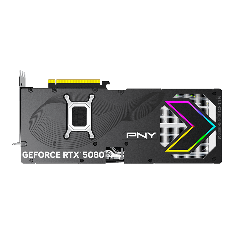 PNY GeForce RTX™ 5080 16GB ARGB EPIC-X RGB™ Overclocked Triple Fan GPU