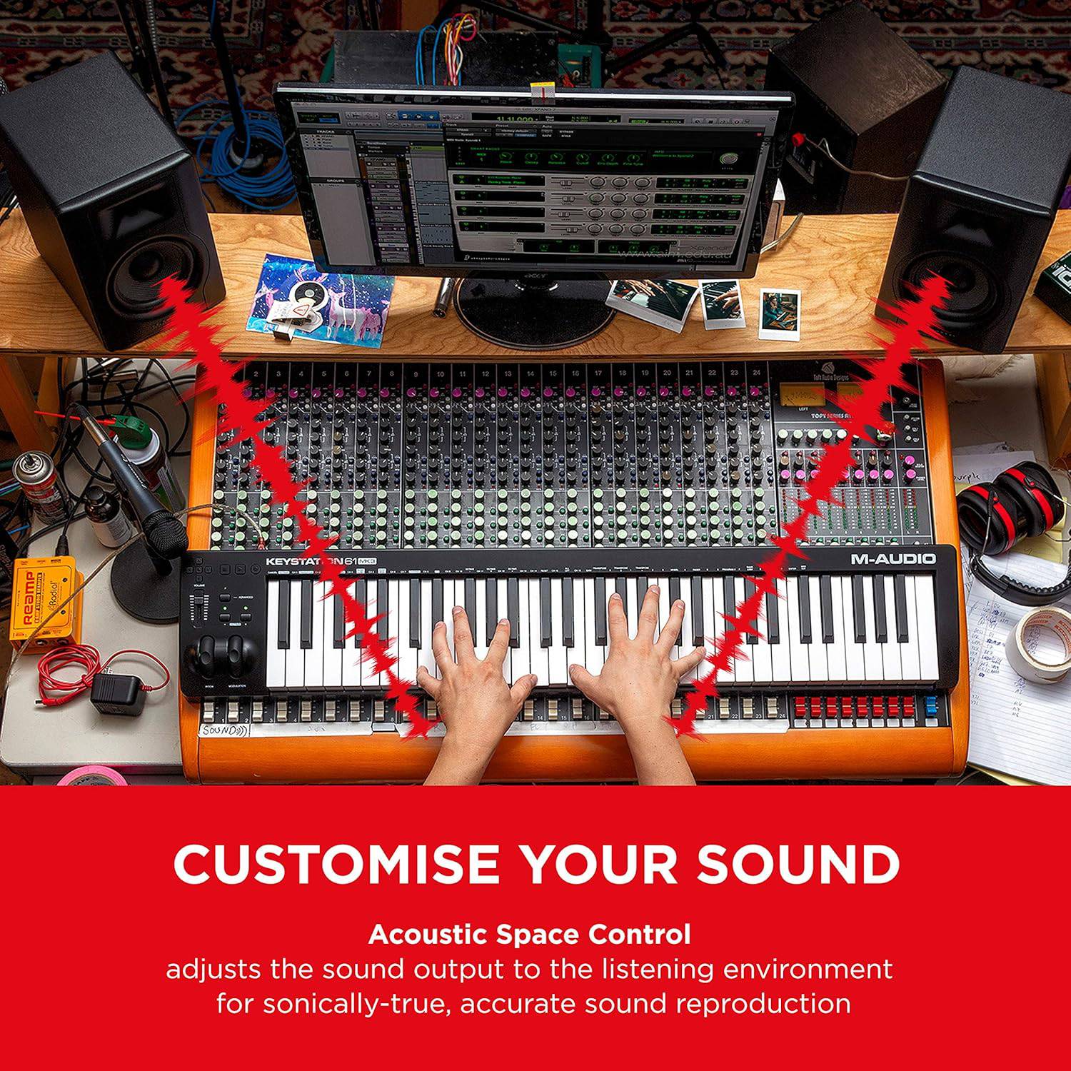 M-Audio BX8-D3 8-Inch Powered Studio Reference Monitor - Golchha Computers