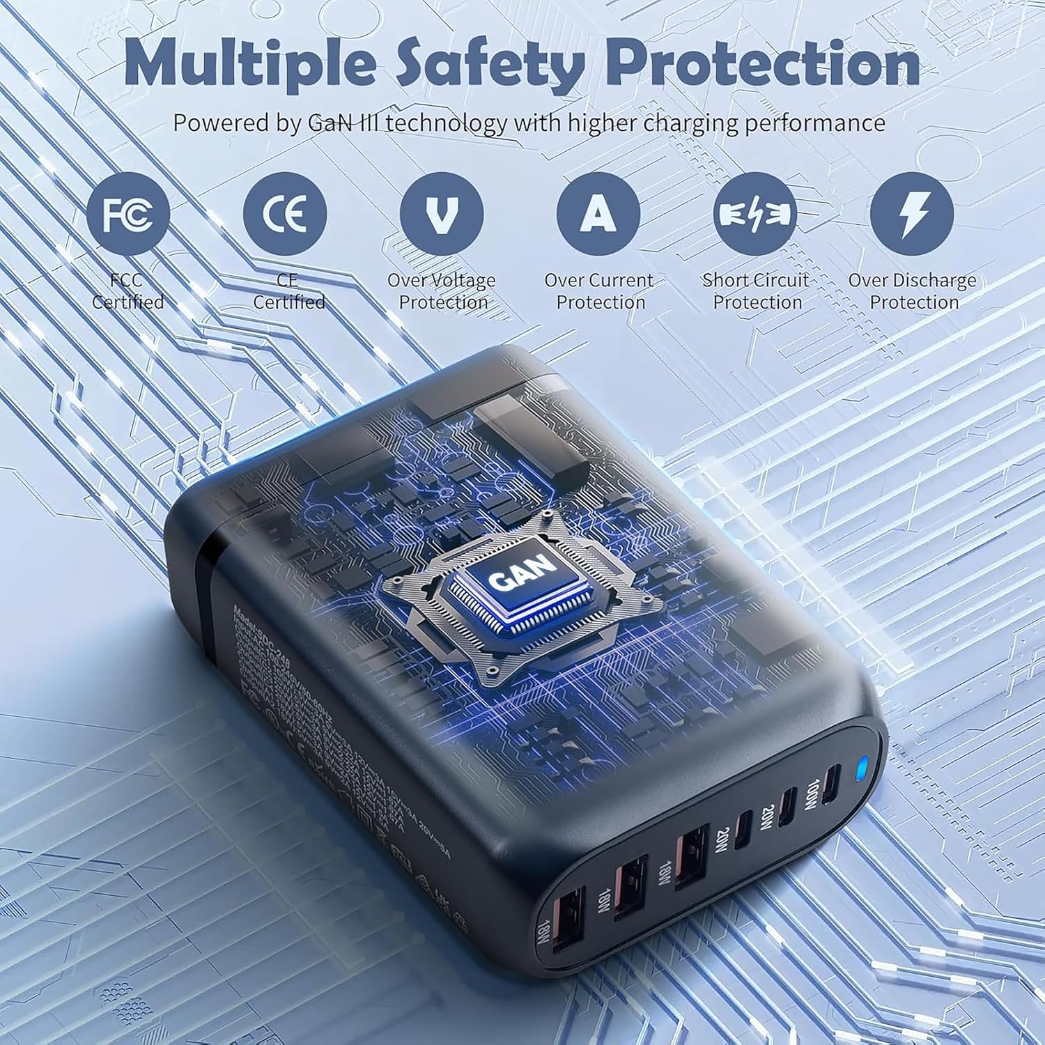 MX 200W GaN USB C Charging Station