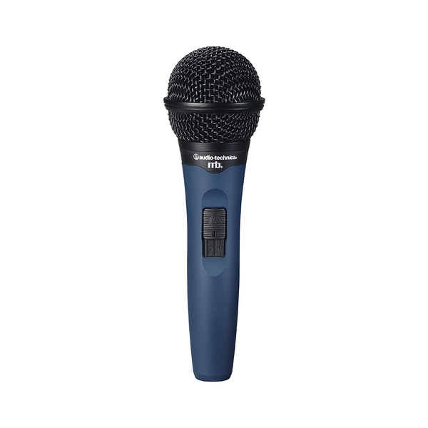 Audio-Technica MB-1K Midnight Blues Series Handheld Neodymium Cardioid Unidirectional Dynamic Vocal Microphone, Rugged Construction, On/Off Switch