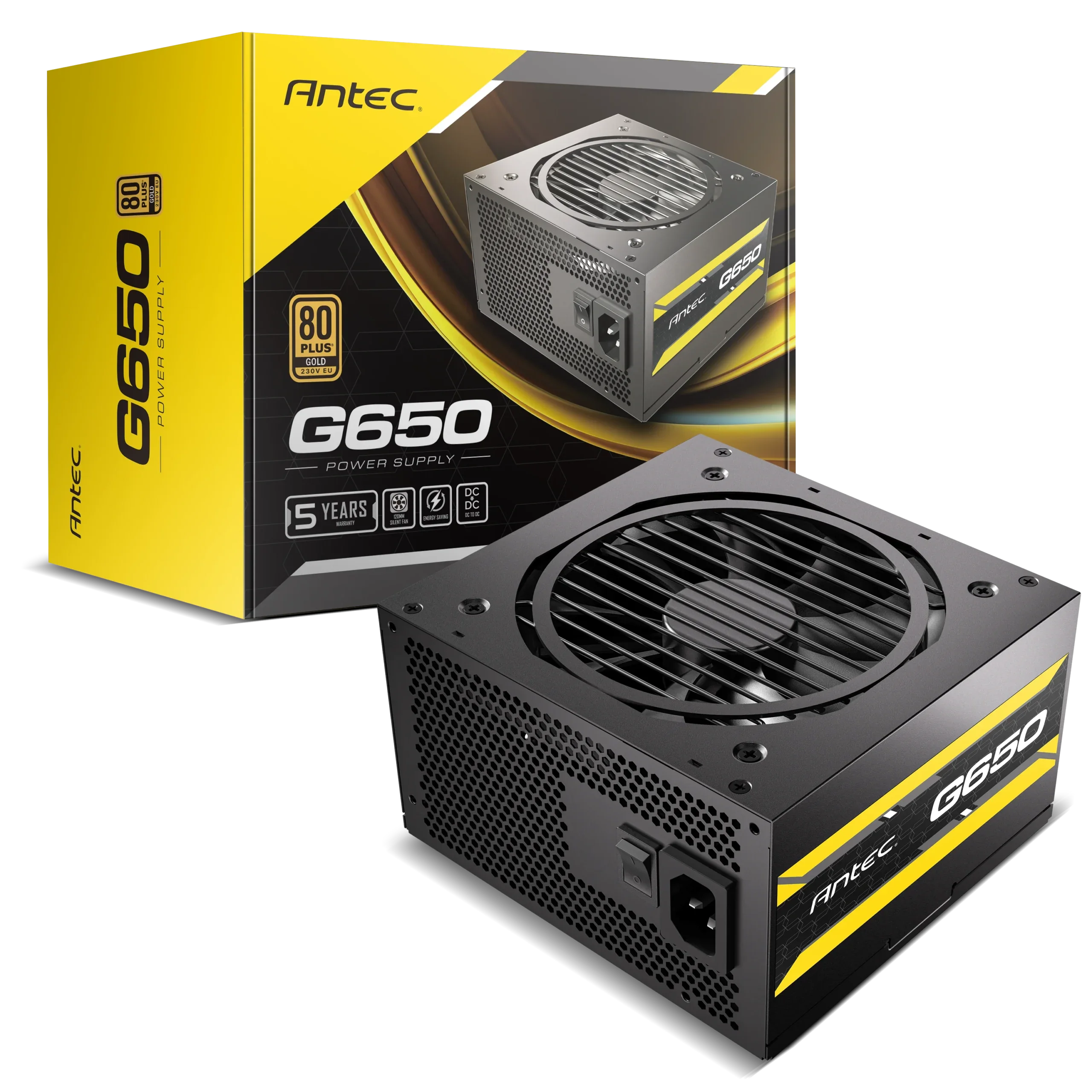 Antec G650 650W 80 Plus Gold Semi Modular Power Supply