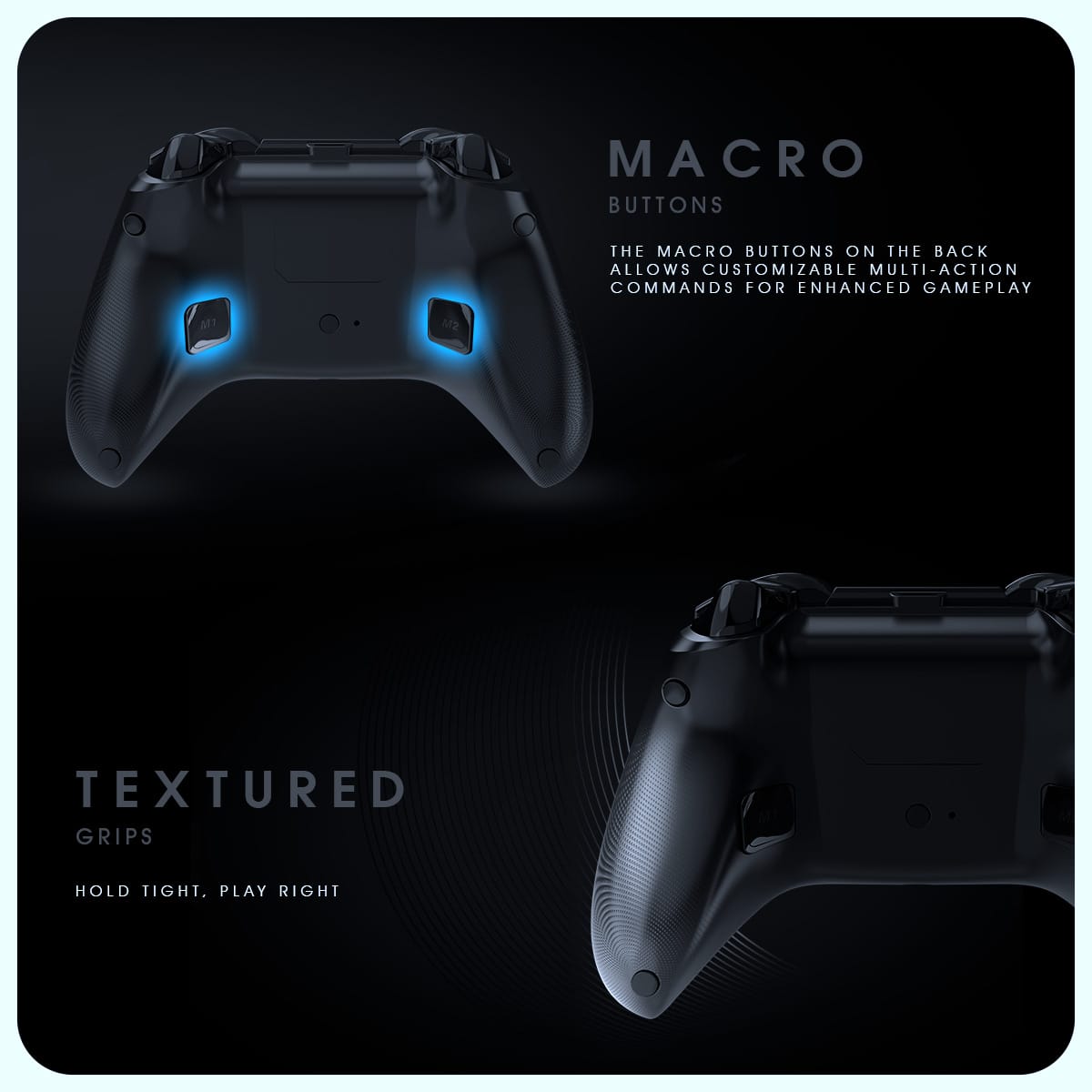 Cosmic Byte Ares Pro Tri-Mode Wireless-Bluetooth-Wired Controller for PC, Wireless Audio Port, Hall Joystick & Triggers, Upgraded with Windows Software Support - GOLCHHA COMPUTERS 