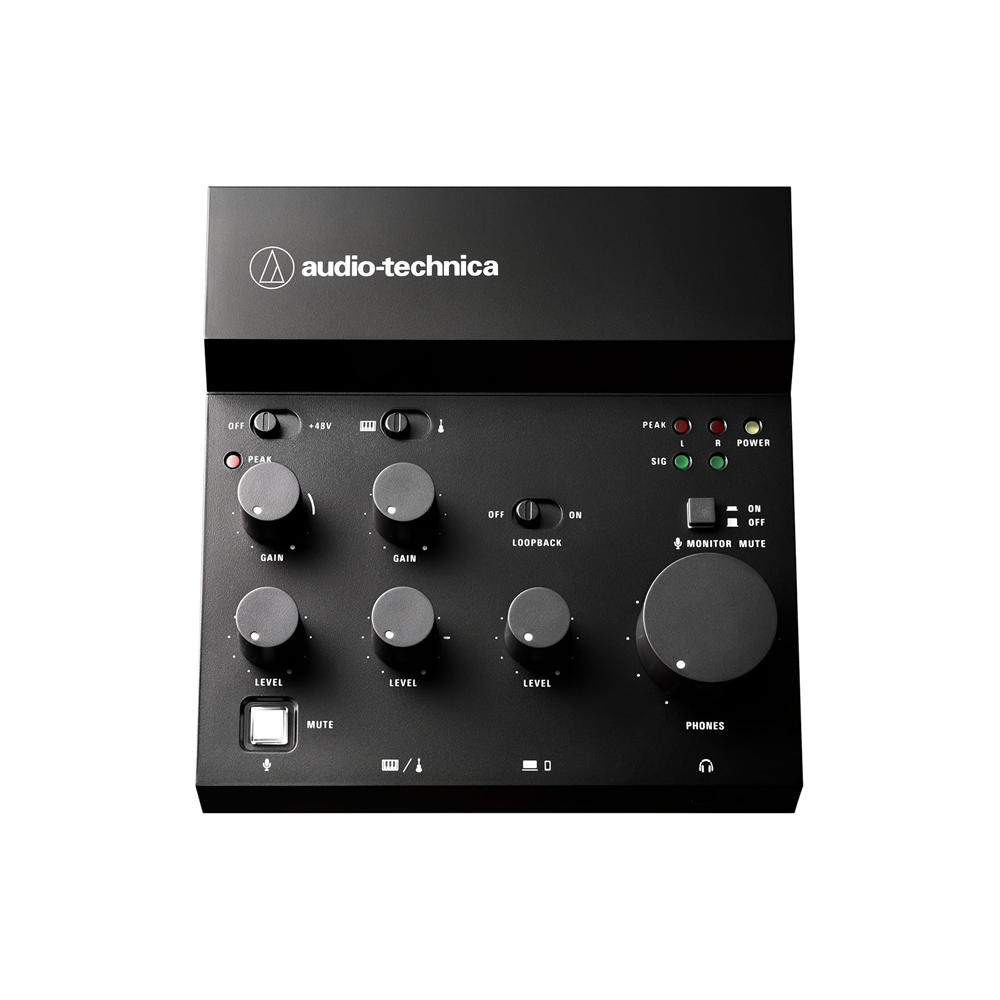 Audio Technica AT-UMX3 Livestreaming USB Audio Mixer (Black) - GOLCHHA COMPUTERS 
