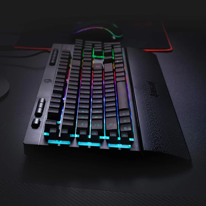REDRAGON SHIVA K512- WIRED MEMBRANE KEYBOARD RGB BLACK - GOLCHHA COMPUTERS 