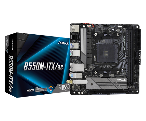 AMD Ryzen 5 5600G Gaming Processor & ASRock B550M ITX/AC (Wi-Fi) Motherboard Combo