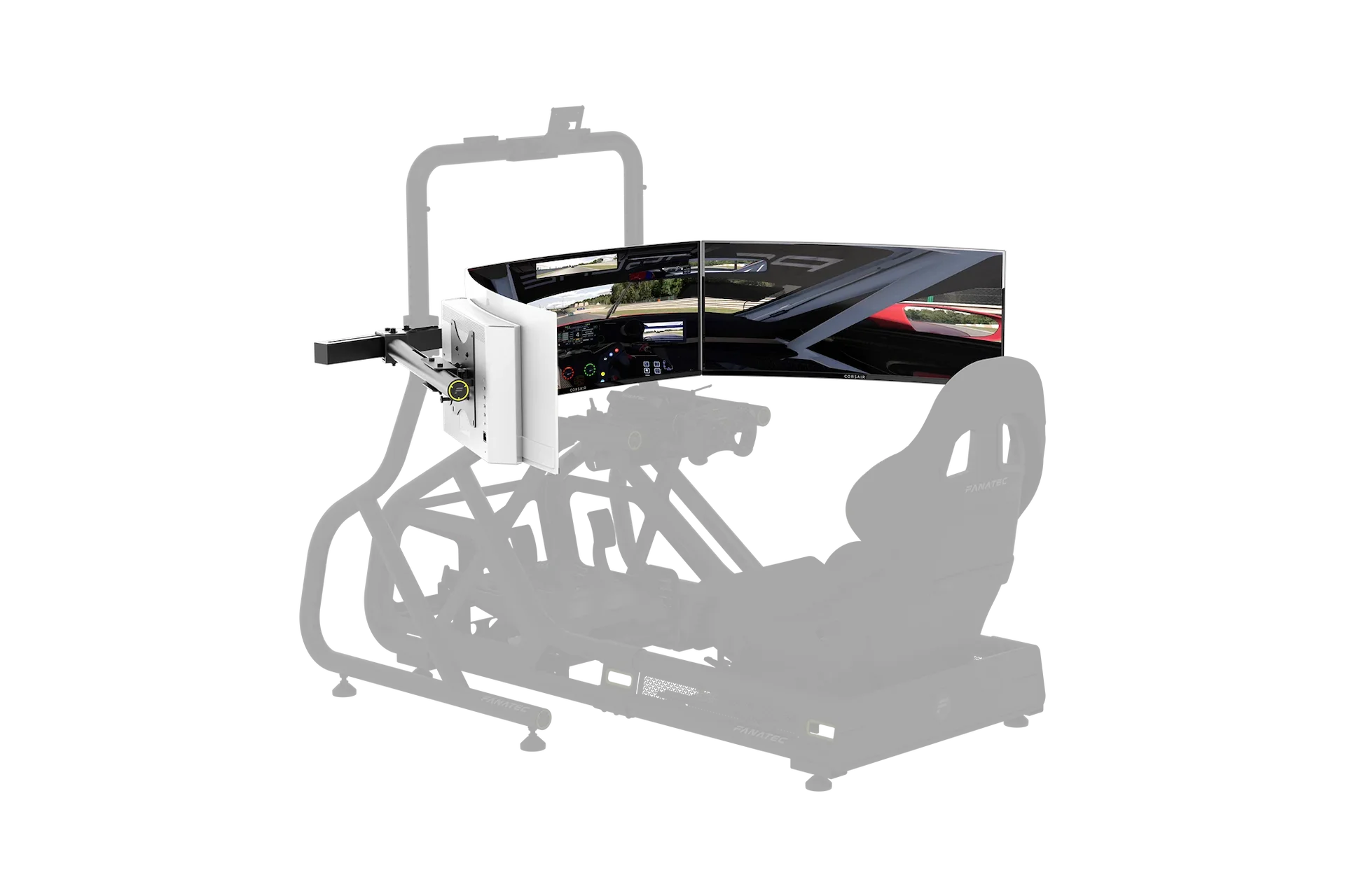 Fanatec GT Cockpit Triple Monitor Expansion Kit (black)