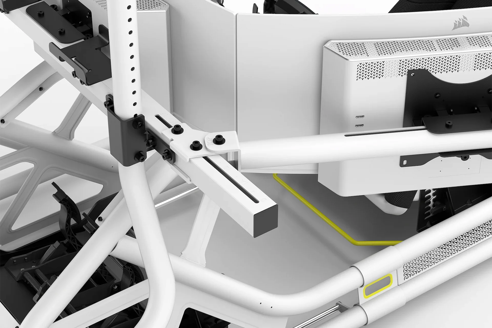 Fanatec GT Cockpit Triple Monitor Expansion Kit (white)