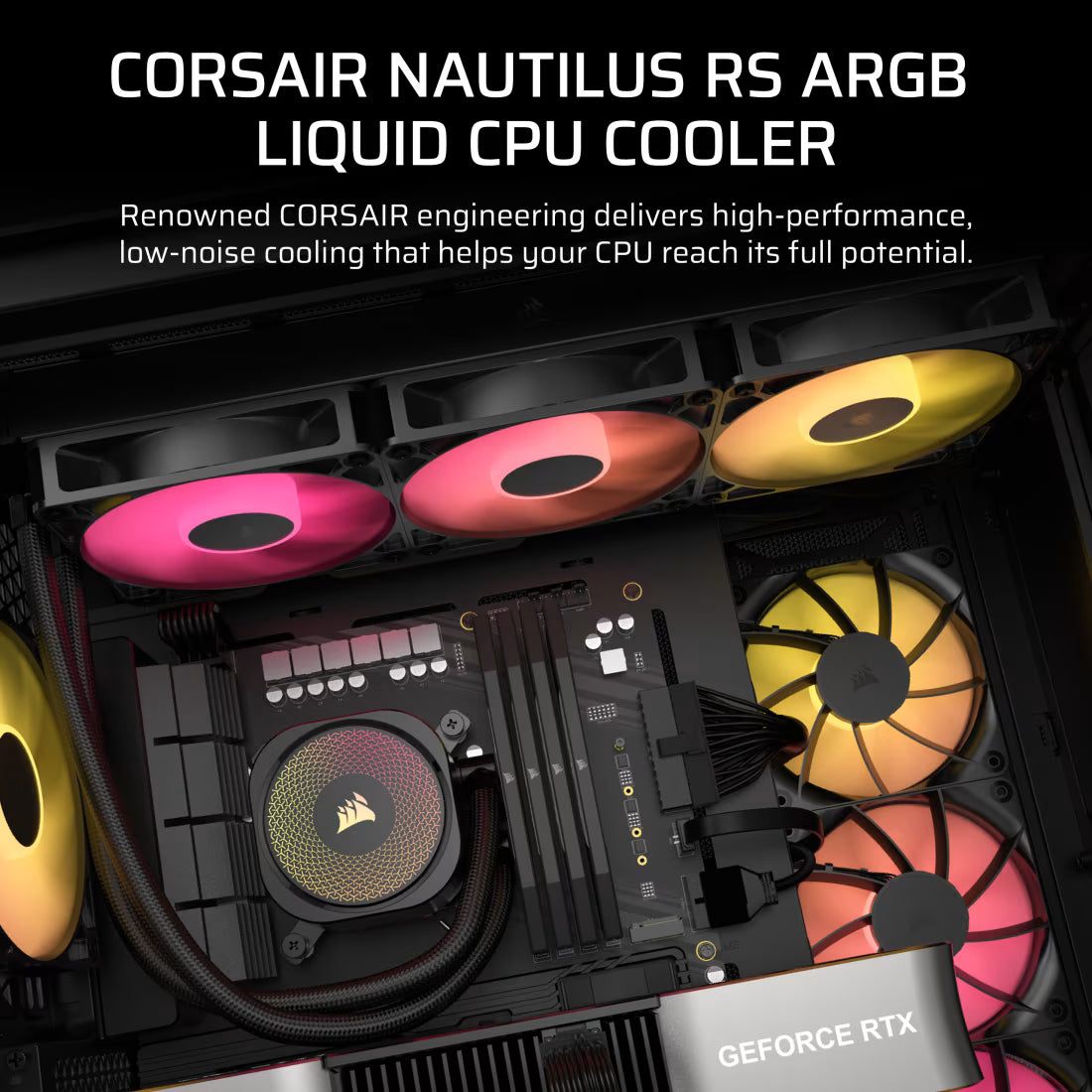 Corsair NAUTILUS 360 RS 360 mm ARGB Liquid CPU Cooler - GOLCHHA COMPUTERS 