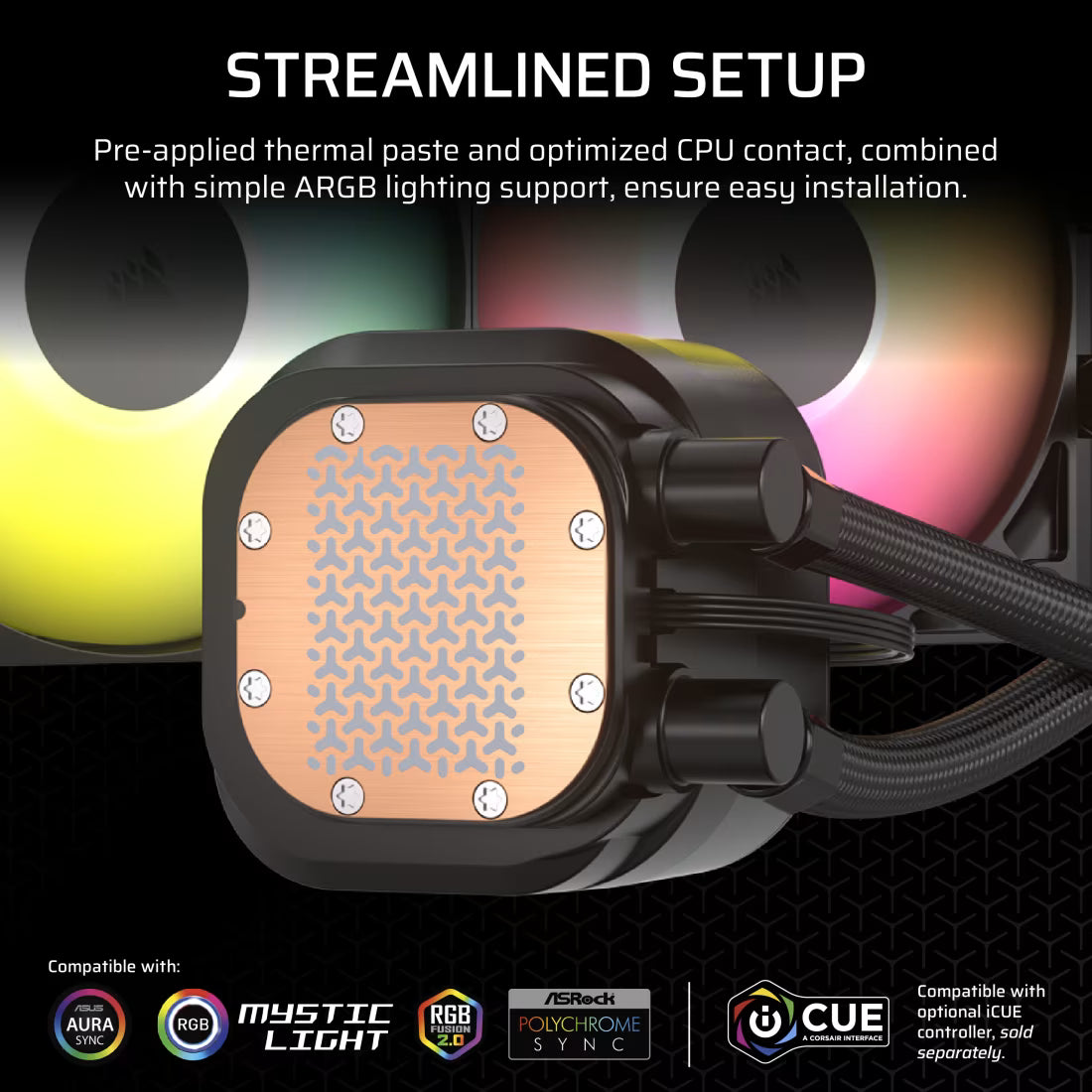 Corsair NAUTILUS 360 RS 360 mm ARGB Liquid CPU Cooler - GOLCHHA COMPUTERS 