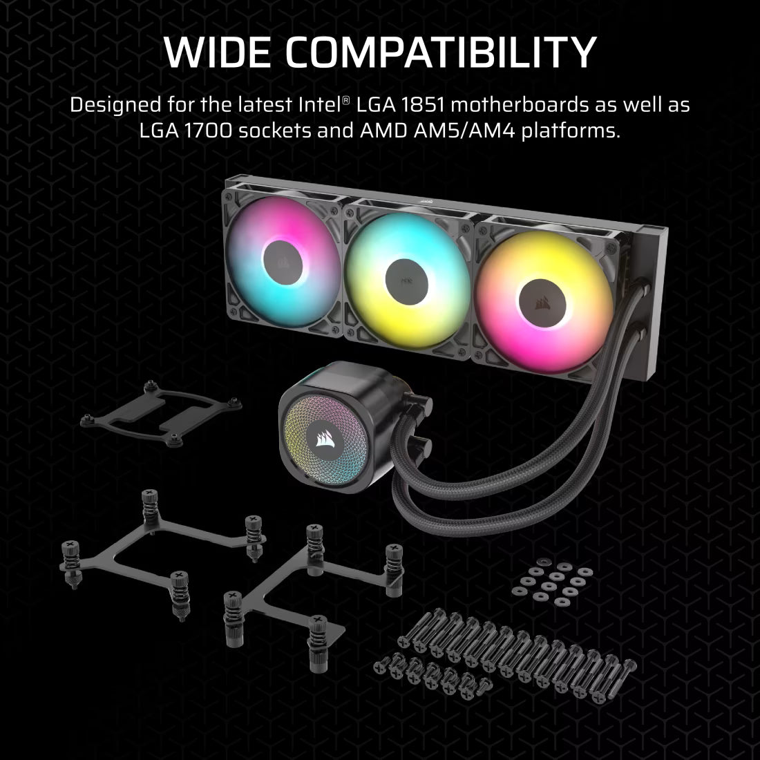 Corsair NAUTILUS 360 RS 360 mm ARGB Liquid CPU Cooler - GOLCHHA COMPUTERS 