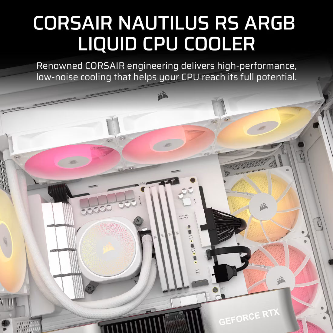 Corsair NAUTILUS 360 RS 360 mm ARGB Liquid CPU Cooler - GOLCHHA COMPUTERS 